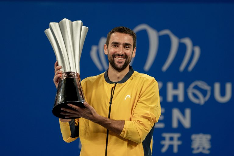 Zhang Zhizhen s&rsquo;incline face à Marin Cilic en finale de l&rsquo;Open de Hangzhou
