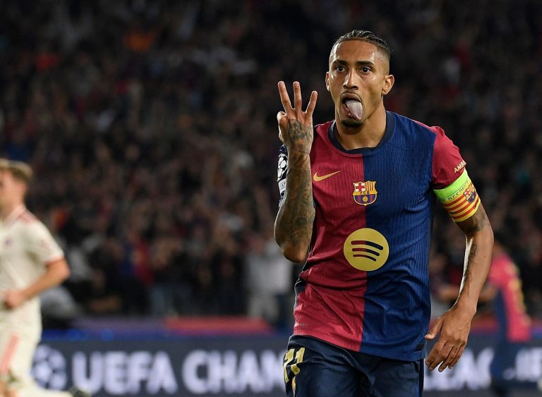 Le triplé de Raphinha guide Barcelone vers une défaite 4-1 contre le Bayern Munich