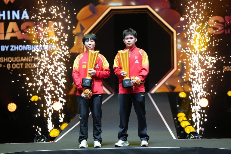Lin Shidong et Kuai Man remportent le titre en double mixte au WTT China Smash