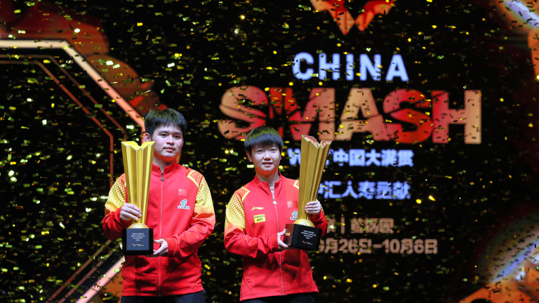 Lin Shidong et Sun Yingsha remportent la finale 100% chinoise du WTT China Smash