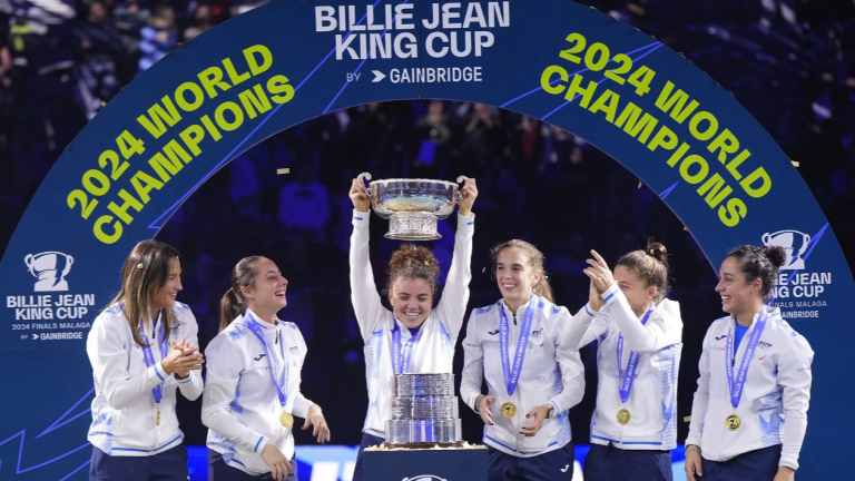 L&rsquo;Italie de Paolini bat la Slovaquie et remporte la Coupe Billie Jean King
