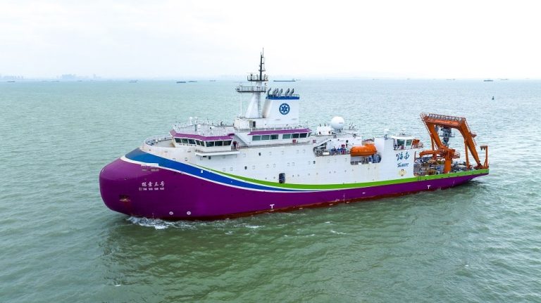 La Chine livre un navire de recherche scientifique en haute mer auto-développé