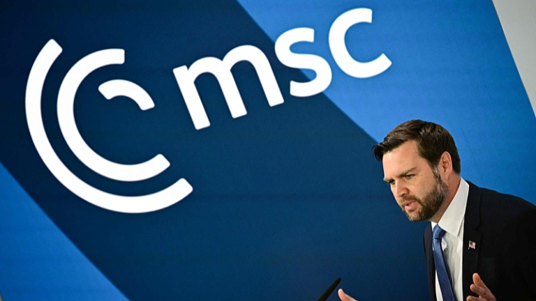 Des tarifs à l&rsquo;Ukraine, augmentant la faille de l&rsquo;Europe américaine exposée à Munich