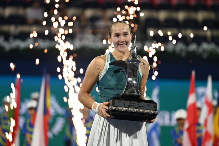 L&rsquo;adolescente Andreeva a couronné le plus jeune champion WTA 1000 à Dubaï
