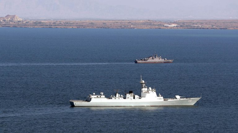 China, joint military naval maneuvers with Russia and Iran