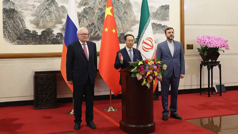 Déclaration conjointe de la réunion de Pékin entre la Chine, la Russie et l&rsquo;Iran