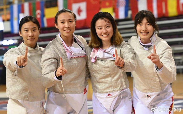 La Chine remporte le titre de l&rsquo;équipe de sabre féminin à la Coupe du monde FIE à Heraklion