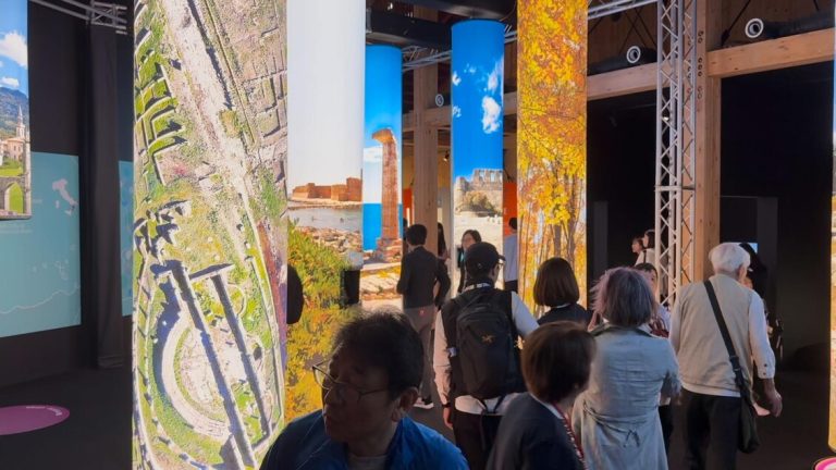 Calabria arrives at the Italian pavilion for 7 days of events