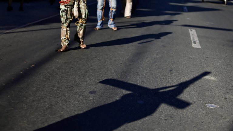 Crucifixions and scourging for Good Friday in the Philippines