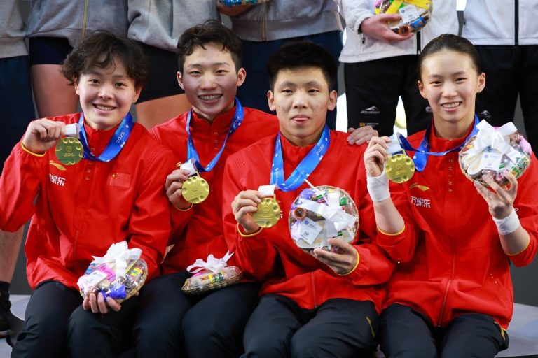La Chine capture l&rsquo;or mixte d&rsquo;équipe lors de la plongée à la Coupe du monde à Guadalajara