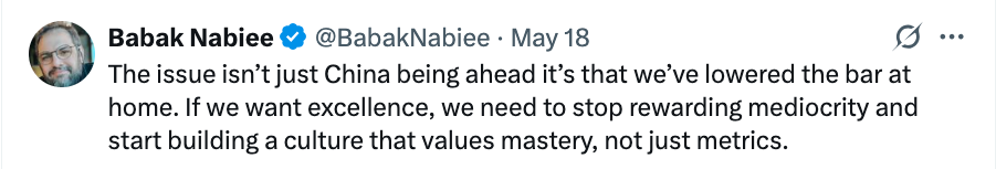 Une capture d'écran d'un commentaire sous le post de Vivek Ramaswamy sur X / CGTN