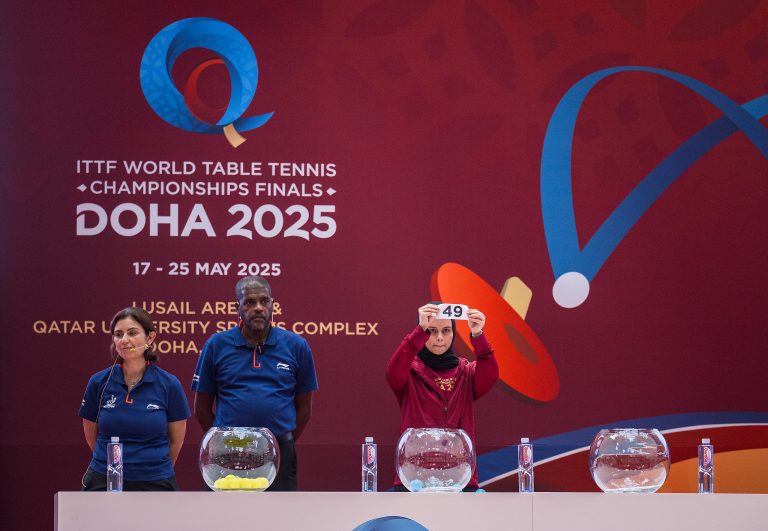 Dessiner des résultats annoncés pour les finales du World Table Tennis Championships