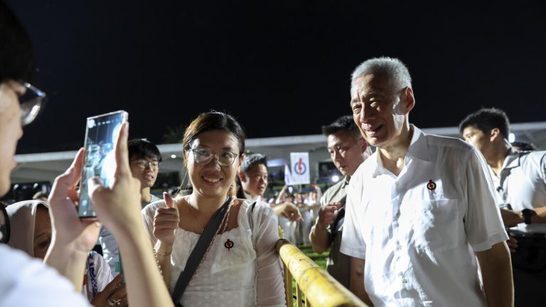 In Singapore overwhelming victory of the party to government