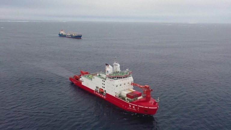 Le brise-glace de Chine Xuelong-2 revient après une expédition record de l&rsquo;Antarctique