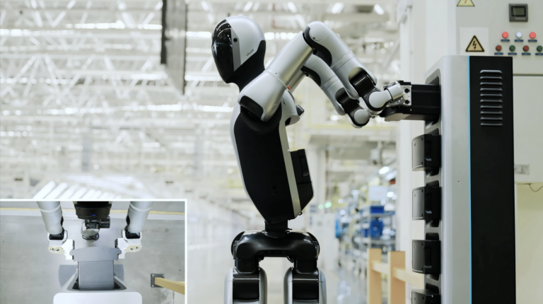 La Chine dévoile le premier robot humanoïde qui peut changer ses propres batteries
