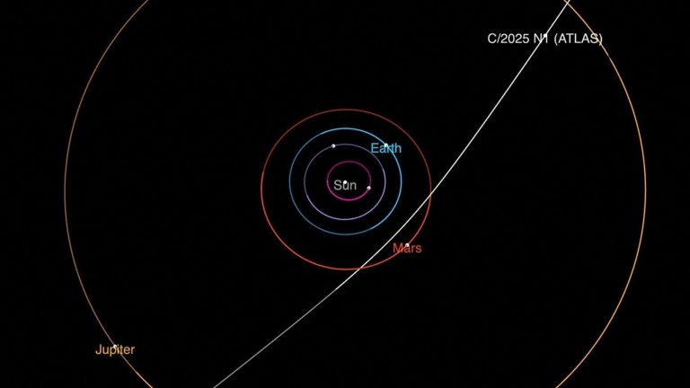 La comète nouvellement trouvée est le 3ème objet interstellaire vu dans notre système solaire