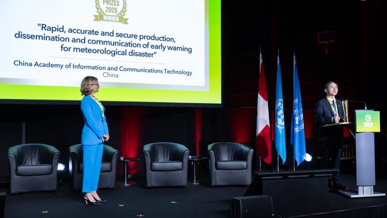 Le projet de l&rsquo;avertissement météorologique de Chine remporte le prix WSIS 2025