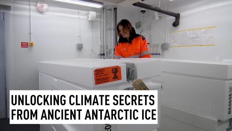 Les scientifiques britanniques recherchent les secrets climatiques de la glace antarctique ancienne