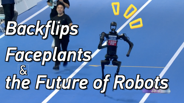 Backflips, FACPLANTS et l&rsquo;avenir des robots