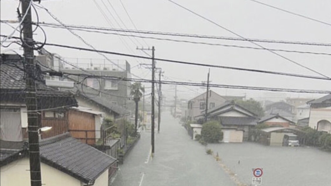 Bad weather in Japan, at least 2 deaths in the Kyushu region