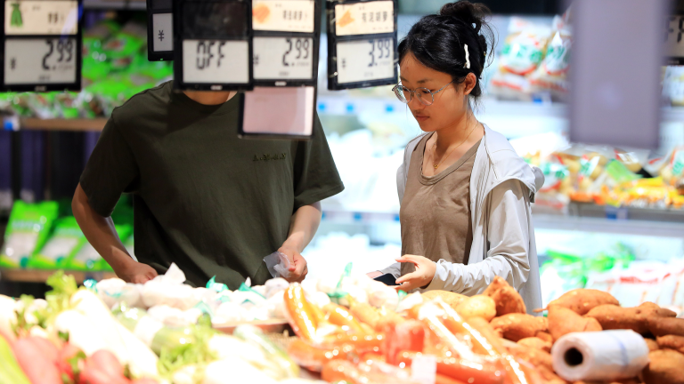Le CPI de la Chine reste plat en juillet, l&rsquo;IPP diminue sur les facteurs saisonniers