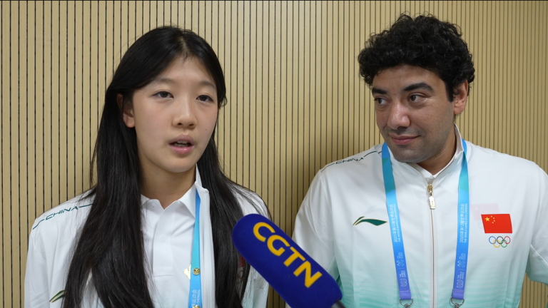 Yin Ziyuan, 13 ans, veut jouer à la courge aux Jeux olympiques de 2028