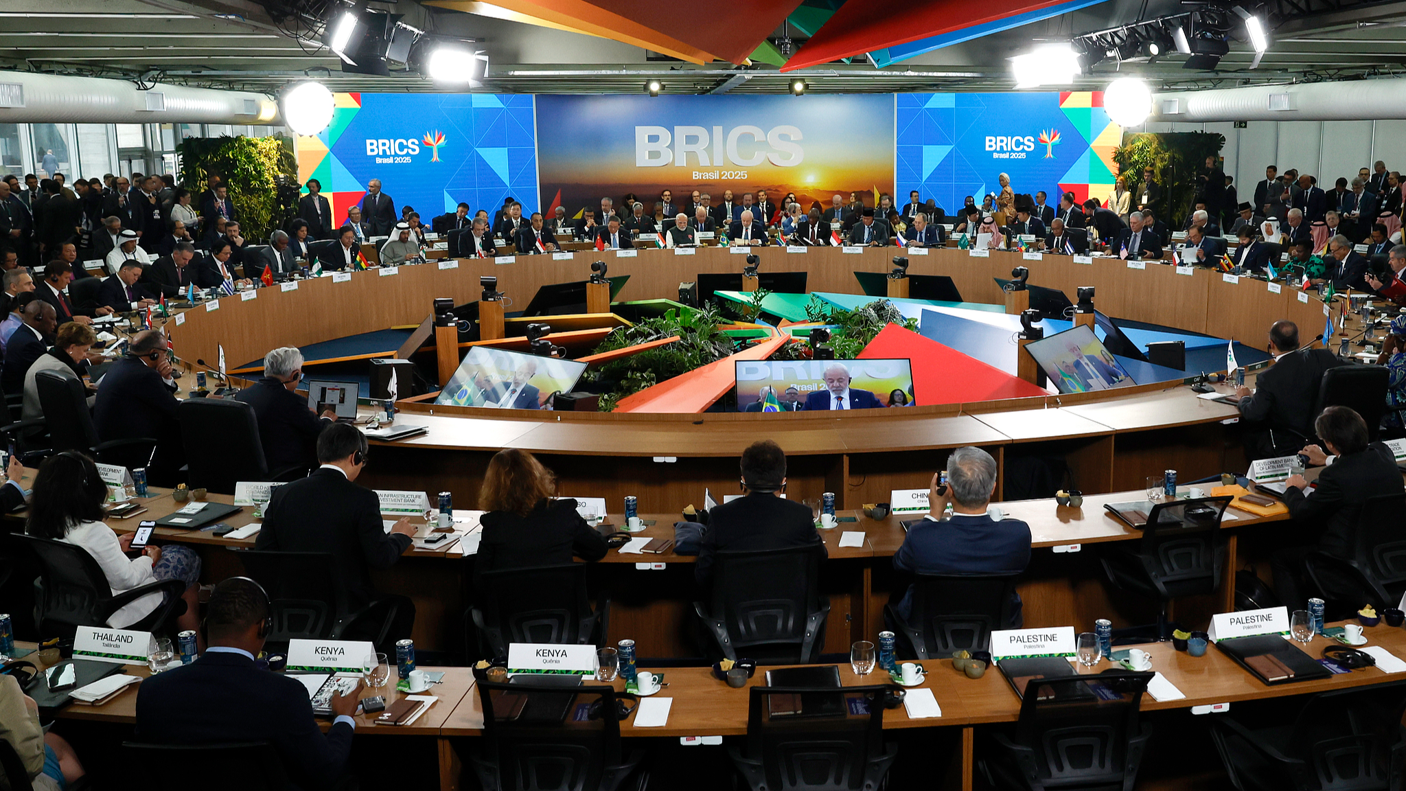 Le Sommet BRICS a lieu à Rio de Janeiro, Brésil, 7 juillet 2025. / CFP