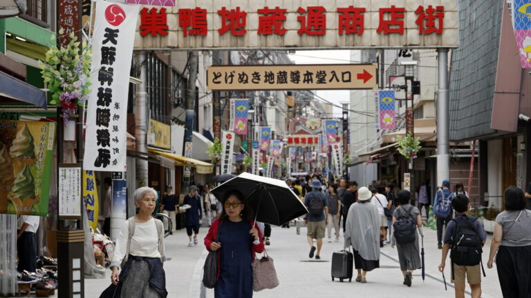 Japan: almost 30% of the population is more than 65 years old
