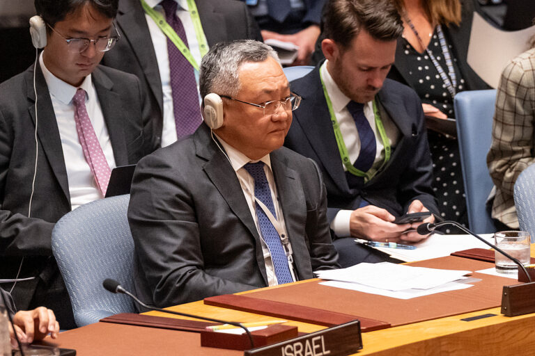 China exprime la déception de la Gaza américaine Veto à l&rsquo;UNSC