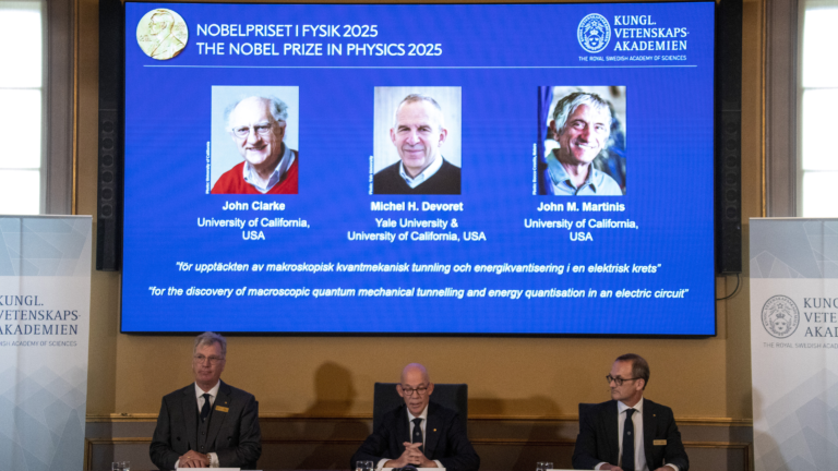 Le prix Nobel de physique 2025 décerné pour ses découvertes quantiques