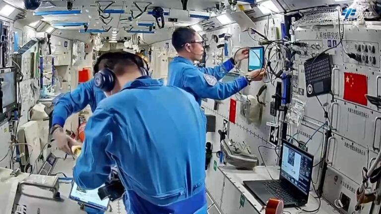 L&rsquo;équipage chinois du Shenzhou-20 avance dans ses tâches en orbite