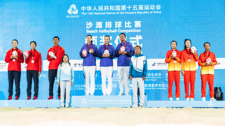 Le Fujian remporte sa première médaille d&rsquo;or aux Jeux nationaux de Hong Kong en volleyball de plage