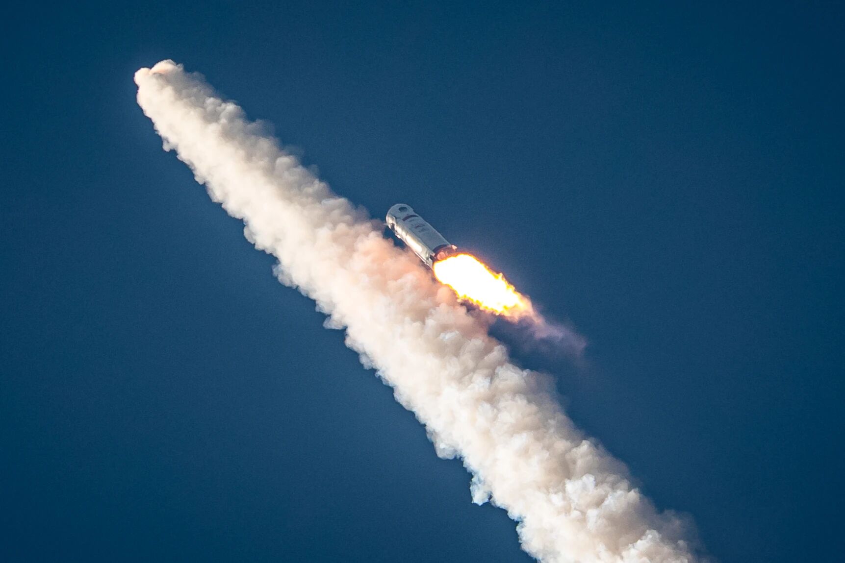 La Chine effectue un test en vol de démonstration et de validation à basse altitude du système de lanceur Longue Marche-10 sur le site de lancement spatial de Wenchang, dans la province de Hainan (sud de la Chine), le 11 février 2026. /Agence spatiale chinoise habitée