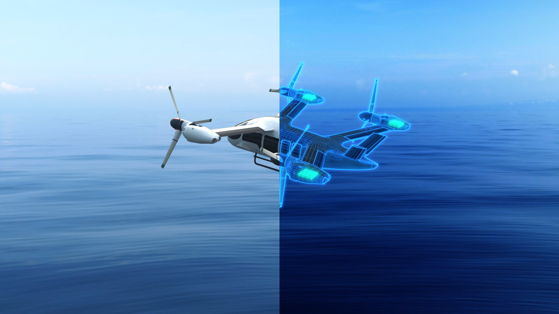 Illustration d'un avion eVTOL développé par Zenergy, une société basée à Suzhou, dans la province du Jiangsu (est de la Chine). /Zénergie