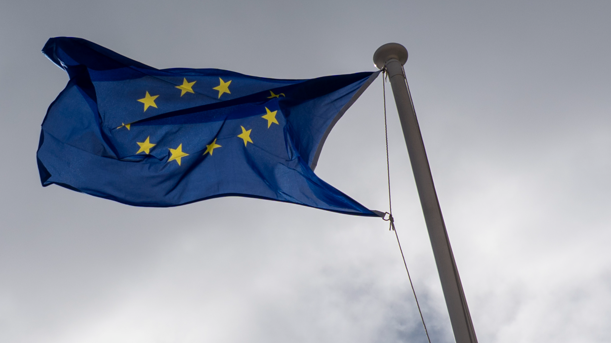 Le drapeau de l'Union européenne. /VCG