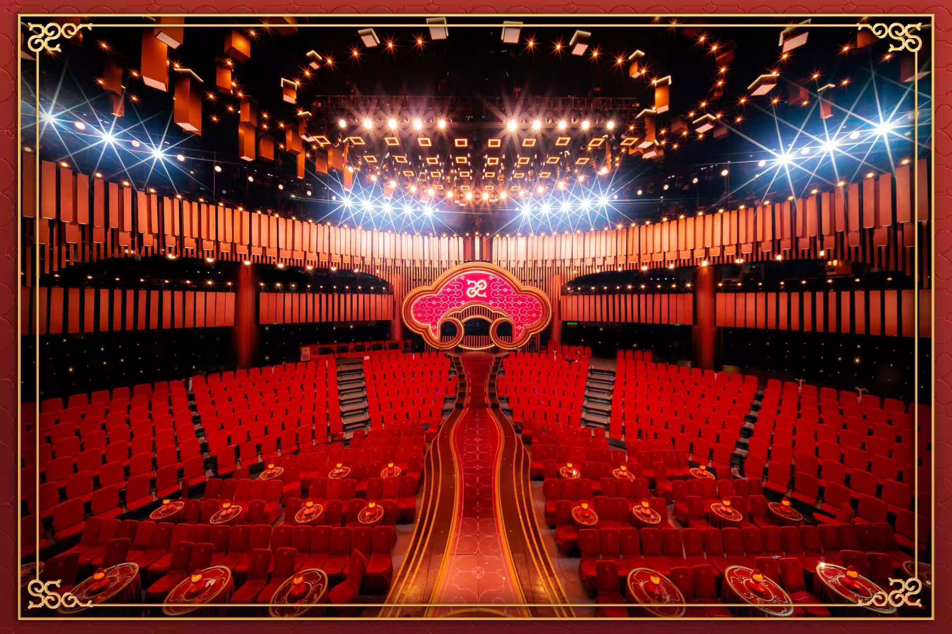 Une représentation du coin salon pour le Gala de la Fête du Printemps 2025 de la GCM. /CMG