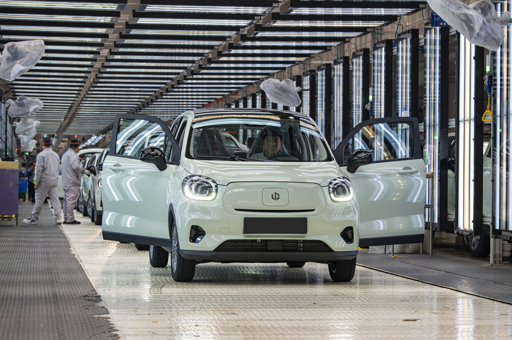 L'atelier de l'usine intelligente de Leapmotor dans la ville de Jinhua, province du Zhejiang, Chine, 13 janvier 2026. /VCG
