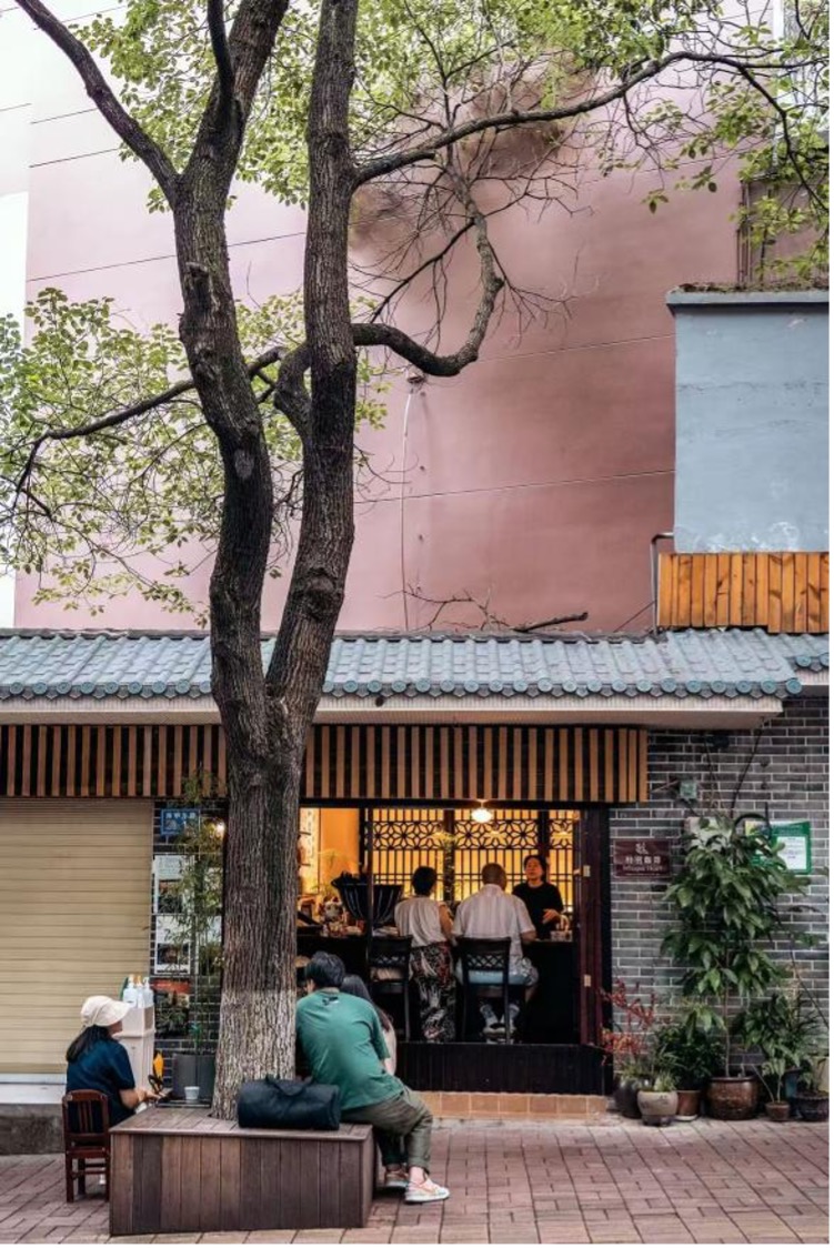 Un café dans un quartier résidentiel de Guiyang. /CGTN