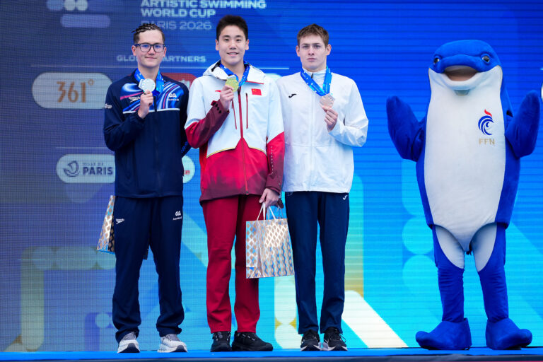 Guo Muye remporte l&rsquo;or technique en solo masculin à la Coupe du monde de natation artistique