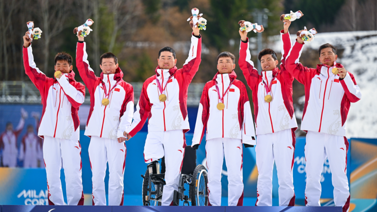 La Chine remporte sa première médaille d&rsquo;or en relais de cross-country aux Jeux paralympiques d&rsquo;hiver de 2026