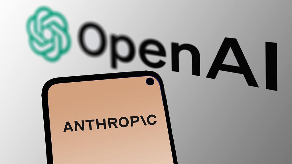 Les logos d'OpenAI et d'Anthropic. /VCG