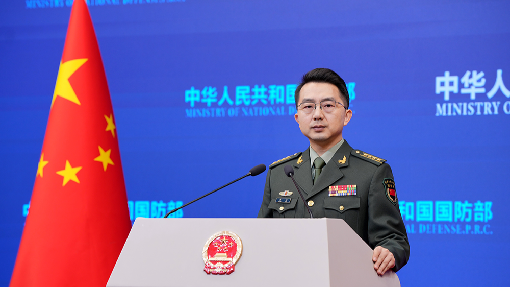 Jiang Bin, porte-parole du ministère chinois de la Défense nationale, lors d'une enquête médiatique à Pékin, Chine, le 18 mars 2026 /Ministère de la Défense nationale