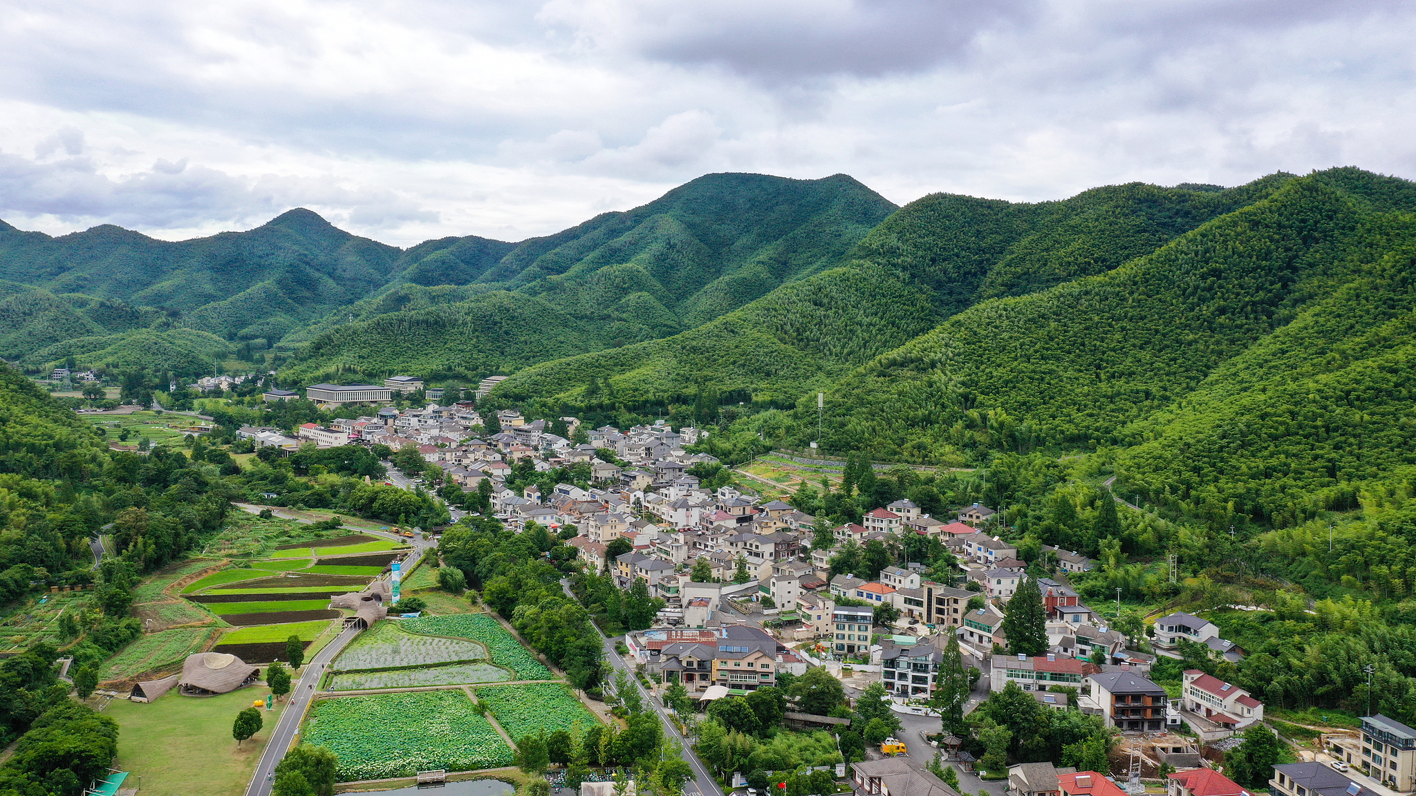 Une vue d'Anji, Chine, 26 juillet 2024. /VCG
