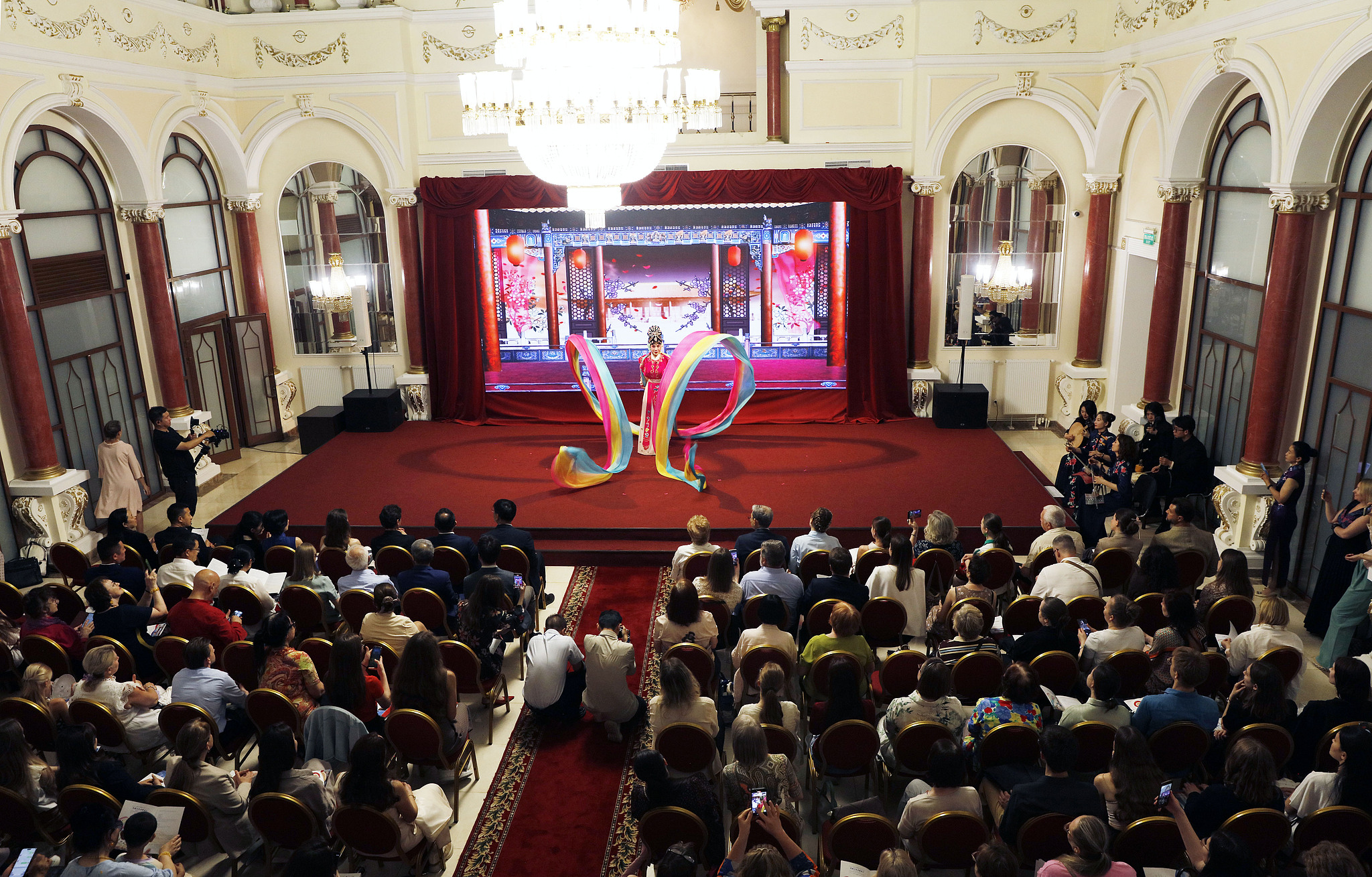 Un événement culturel marquant les Années culturelles Chine-Russie 2024-2025 a lieu à Moscou, en Russie, le 9 juin 2025. /VCG