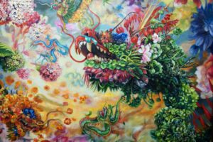 Art interculturel : une artiste américaine intègre la broderie chinoise dans son travail