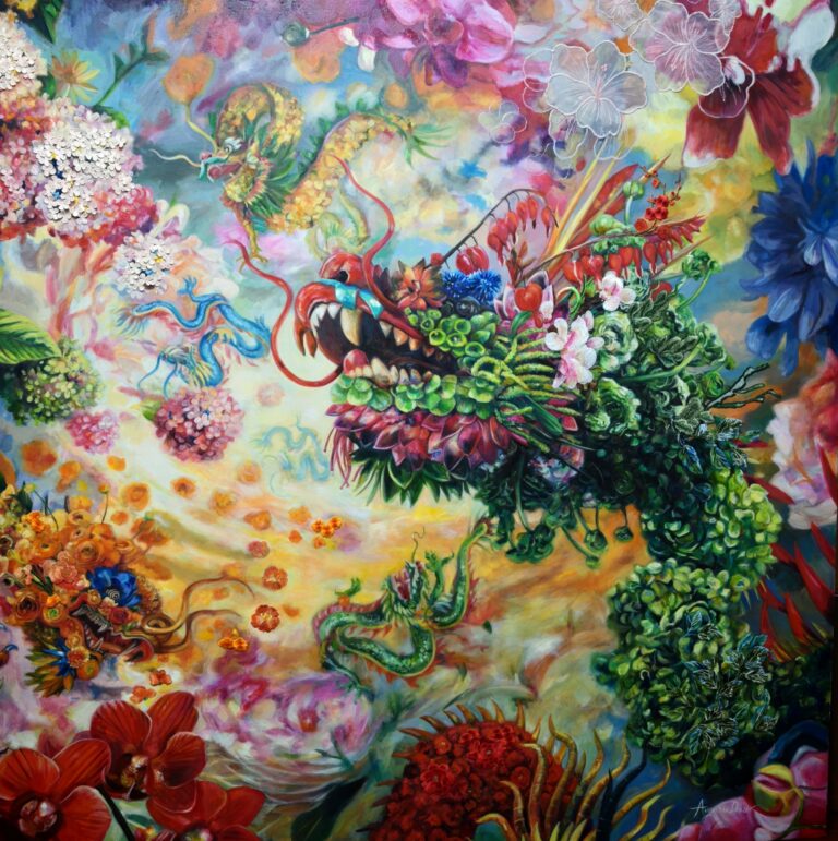 Art interculturel : une artiste américaine intègre la broderie chinoise dans son travail