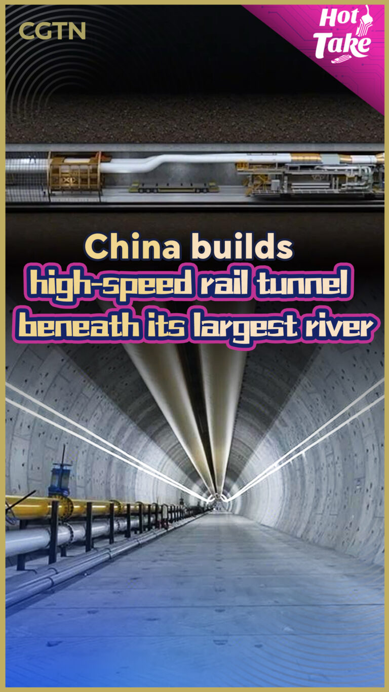 La Chine construit un tunnel ferroviaire à grande vitesse sous son plus grand fleuve