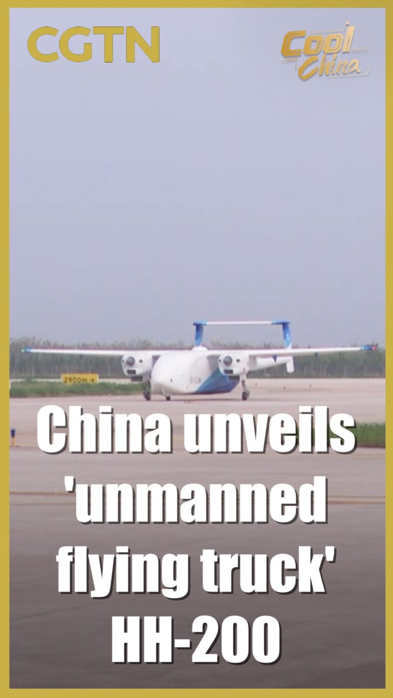 Le « camion volant sans pilote » chinois effectue son vol inaugural