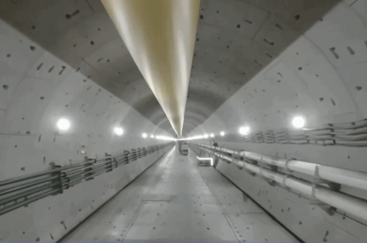 Un clip montrant l'intérieur du tunnel. /CMG