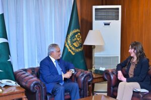 Pakistan Foreign Minister meets US Chargé d’Affaires Baker
